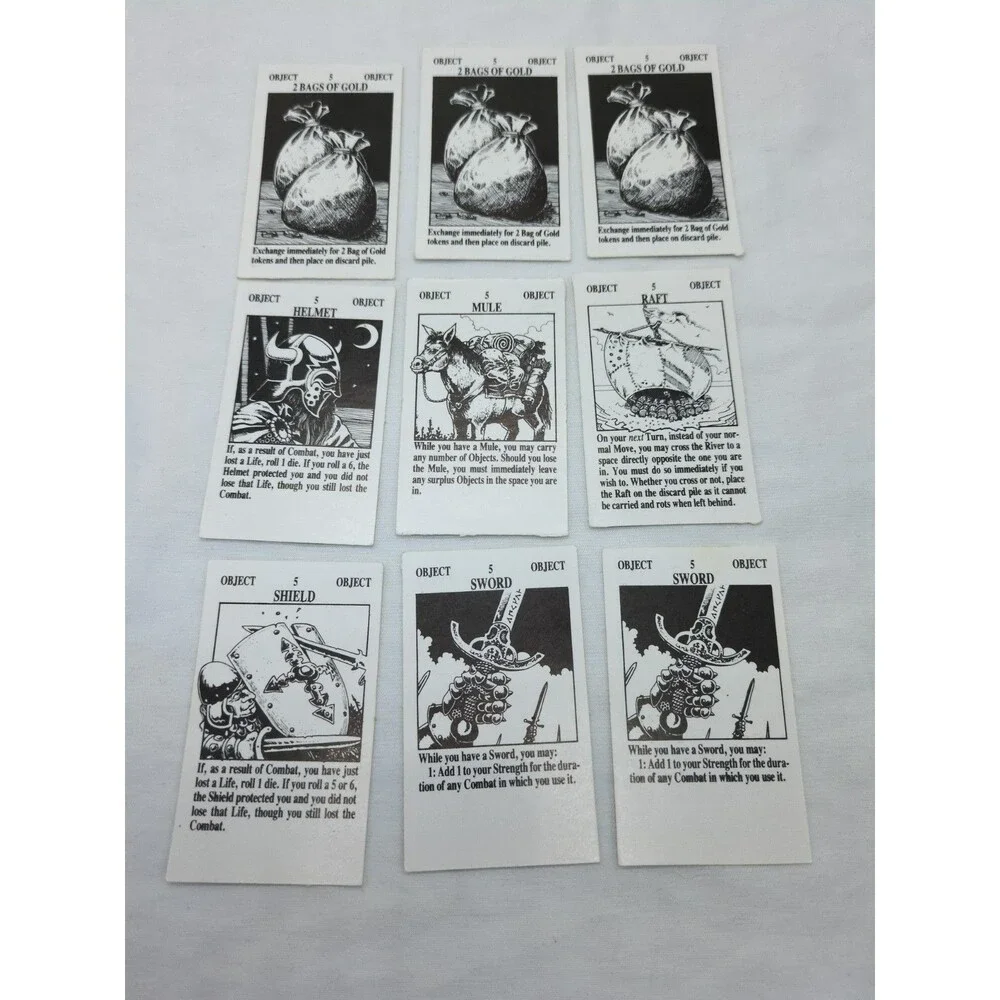 Set Of (104) Talisman 1st Edition Adventure Cards